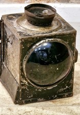 Vintage Black Railway Signal