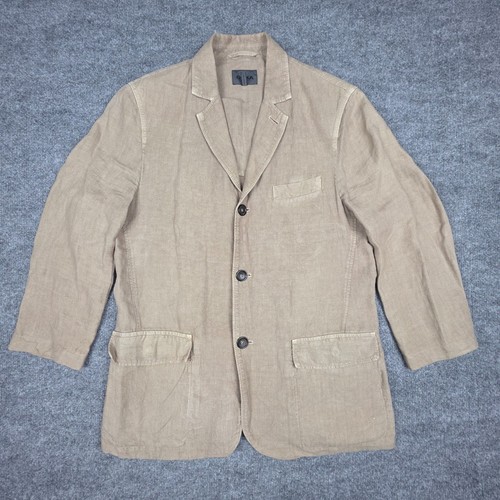 Oska linen jacket chore coat - linen,