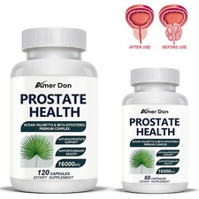 Prostate Health Supplements for Men - Support Complex Formula with Saw Palmetto