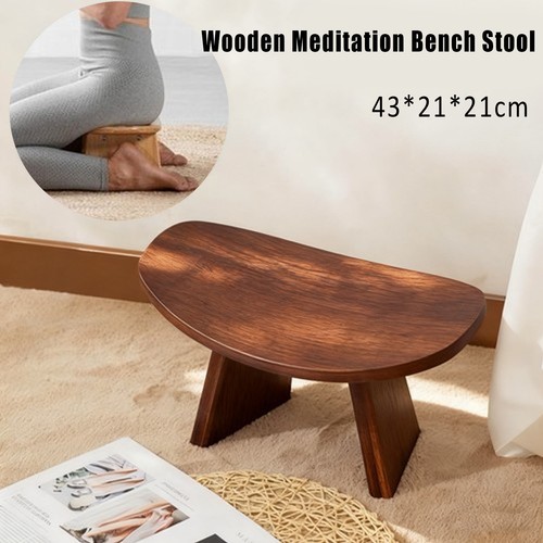 Wooden meditation bench - bench, stool