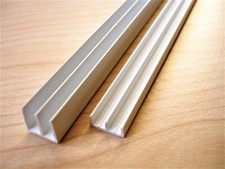 Vivarium glass track runners fit 6ft wide viv 1.8m long 4mm thick glass 4x 90cm,