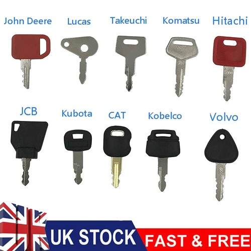 10xplant key set - key, excavator