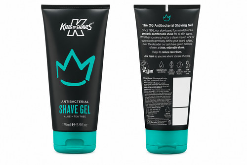 King shaves antibacterial - of,