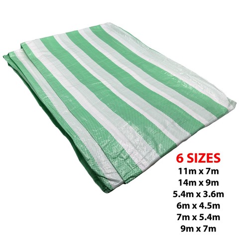 Striped tarpaulin heavy - heavy, duty