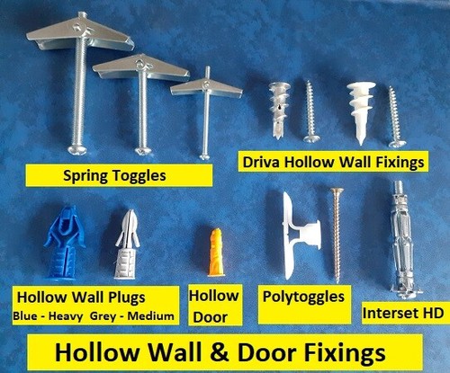 Hollow stud wall fixings - &,