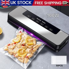 Commercial Vacuum Sealer Machine Fresh Dry Wet Food Saver Storage With 50pc Bags