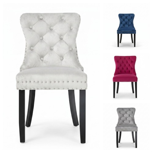 Luxury velvet dining chair - velvet,