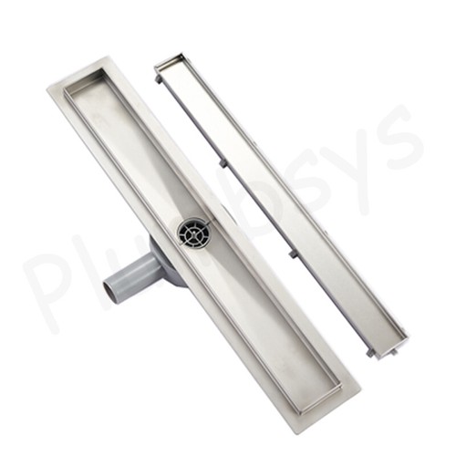 Stainless steel linear shower - stainless,