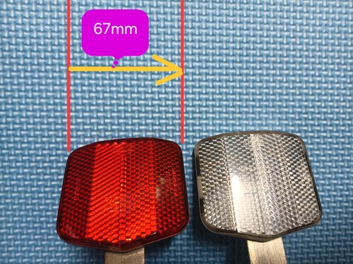 Vintage bicycle reflectors - vintage,