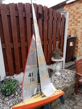 RC Yacht Hull +One Sail .