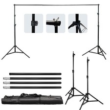 10FT Heavy Duty Backdrop Stand KIT Photography Studio Background Support+Case