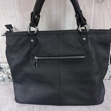 Gaifongre Women's Genuine Pebbled Leather Bag  Shoulder/Crossbody  Handbag Black