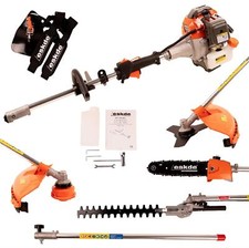 eSkde MT52-S23 5 in 1 52cc Petrol Garden Multi Tool Brush Cutter Strimmer Hedge