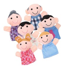 6X Hand Puppets Plush Cartoon