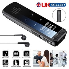 128GB Support Digital Audio Sound Voice Recorder Dictaphone MP3 Player Recording