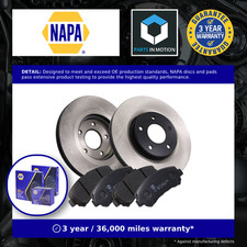 2x Vented Brake Discs and Pads