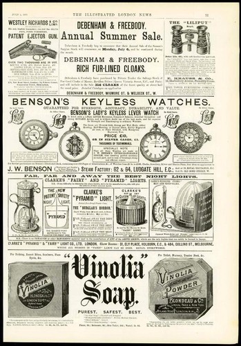 1891 antique print - 1891,