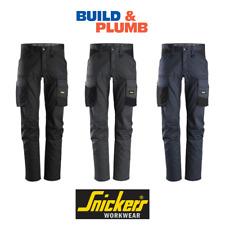 Snickers 6803 All Roundwork Slim Fit Stretch Work Trousers No Knee Pouch