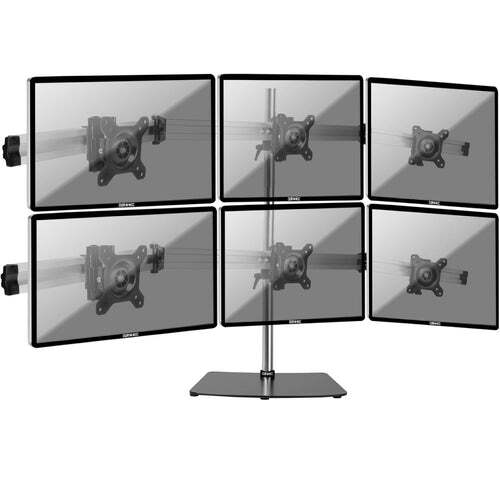Duronic dm756 six - lcd, desk