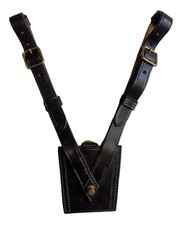 British Army Officers Sam Browne Leather Sword Frog Genuine Military