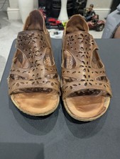 Pavers Floral Cut Out Leather