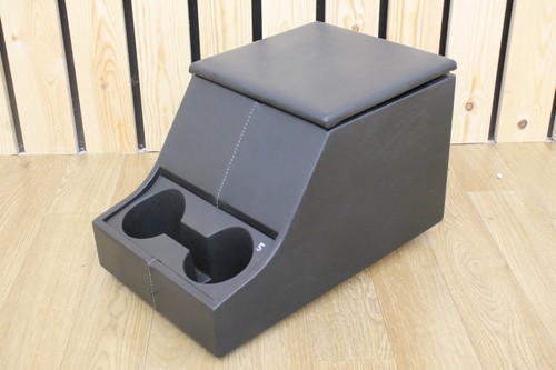 Used black vinyl cubby - black, box