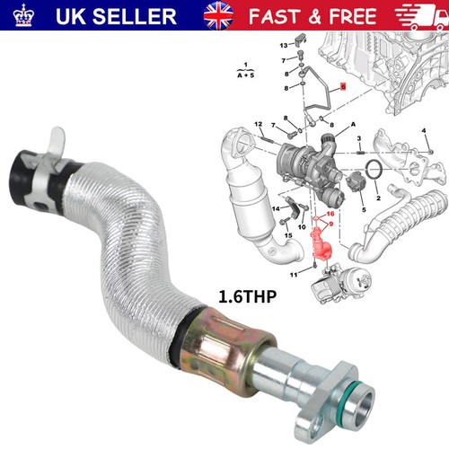 Oil return pipe clamp for - return, &