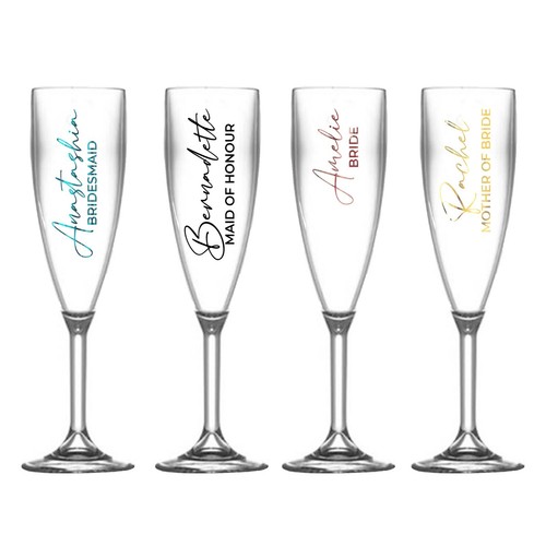 Personalised champagne flute - personalised,