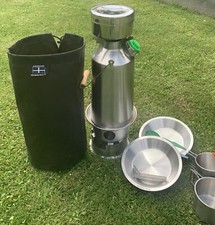 Kelly Kettle BASECAMP wax cotton canvas carry bag, DARK OLIVE ,BAG ONLY FOR SALE