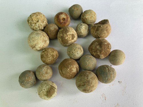 Musket rifle balls found - musket,