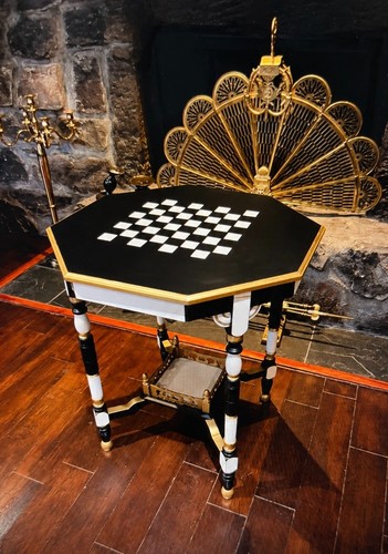 Unique chess side table - chess,