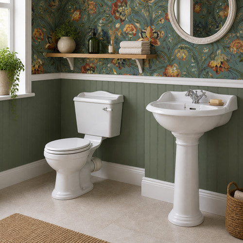 Traditional toilet cistern - traditional,