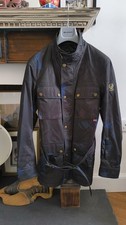 Belstaff x SOPHNET Roadmaster Camo Jacket Deep Electric Blue IT46 UK36