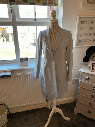 Hobbs pale blue camellia coat - hobbs,