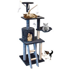 Large Cat Tree Activity Centre Scratching Post For Adult Cats Climbing Tower UK