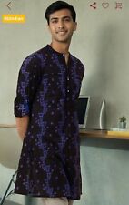 Fab India Black Cotton Printed