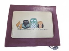 Radley What a hoot owl 2011 collectable leather travel work ID card holder