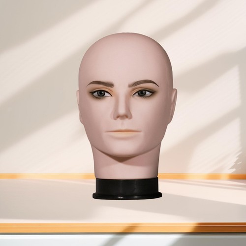Male bald mannequin head - head, wig