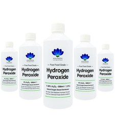 Hydrogen Peroxide Food Grade Various % Percent Solution Pure & Additive Free