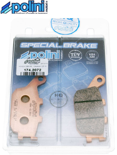 Set rear brake pads - of, 2