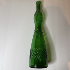 Vimax Green Empoli Italian Genie Bottle Lady Face Figural