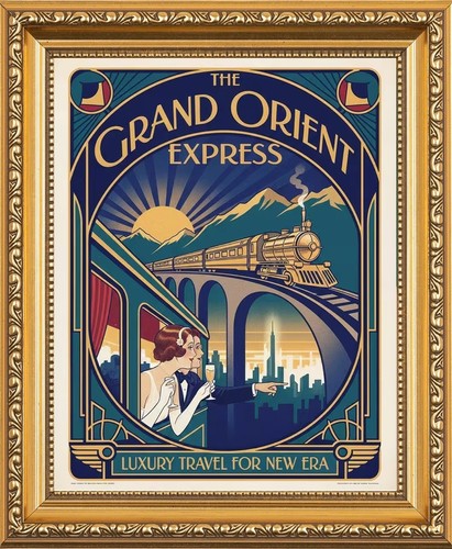 Art deco orient express - deco,