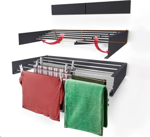 100cm wall mounted airer - wall,