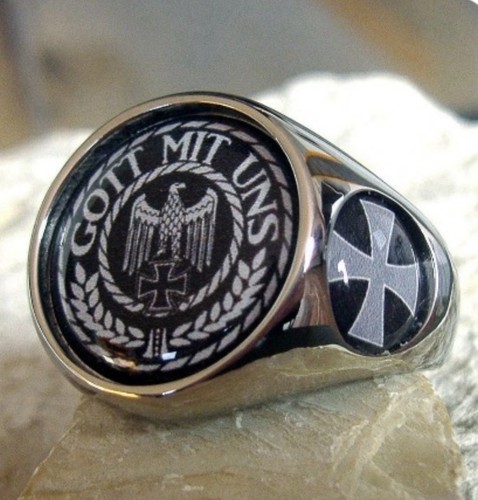 German imperial eagle ring - eagle,