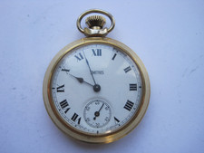 Smiths gold tone pocket watch