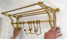 French Coatrack Towels Rack Luggage Antique Style Wall Mounted Rack