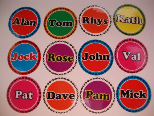 Lawn bowls stickers 1 - , 1"