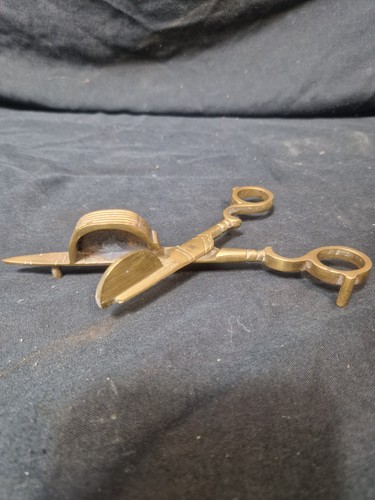 Vintage brass candle - vintage,