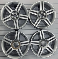 2015-2018 AUDI A3 FACTORY OEM 17X7.5 SILVER ALLOY WHEELS RIMS 58788