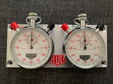 Vintage Three Button Swiss Balmaster Stopwatch Rally Timer  Set